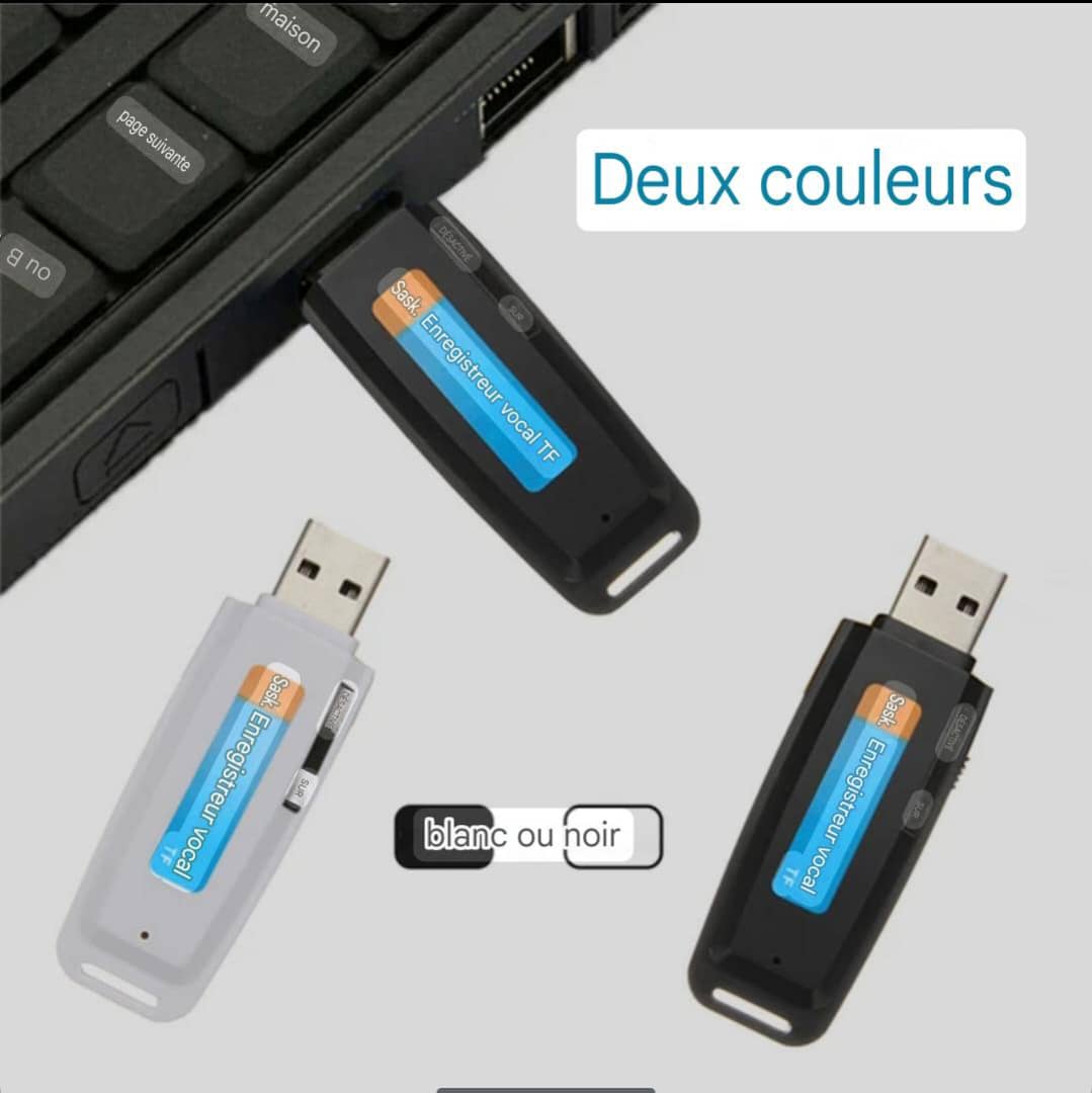 Enregistreur vocal USB 32 Go multifonction