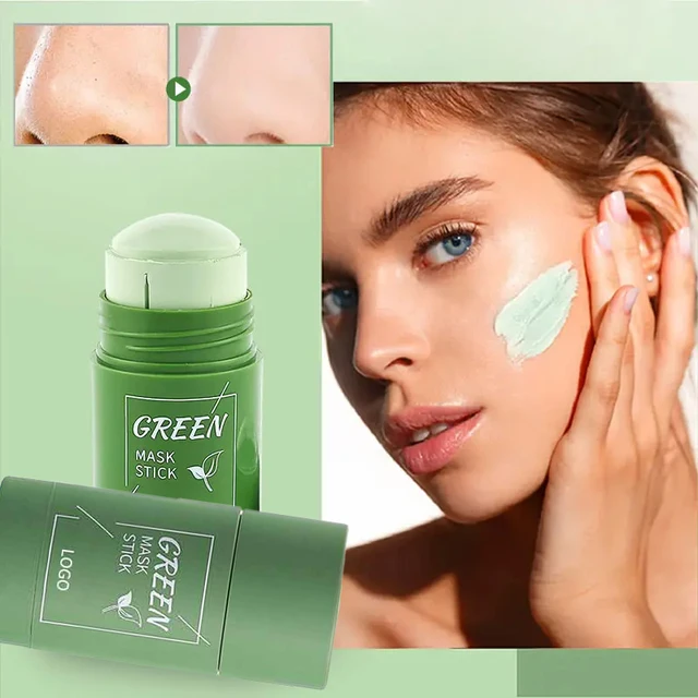 MASQUE DE SOINS DE VISAGE AU THE VERT